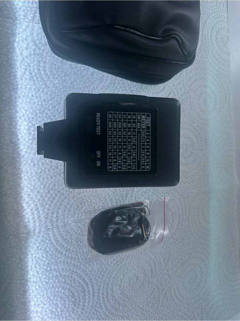 Vintage Piaton FT-301 Camera Flash w/ Case Untested